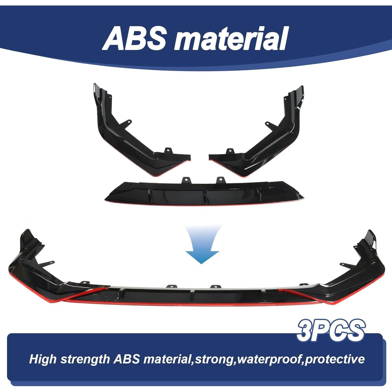 Labio de Parachoques Delantero GearUp para Honda Civic 2022-2024