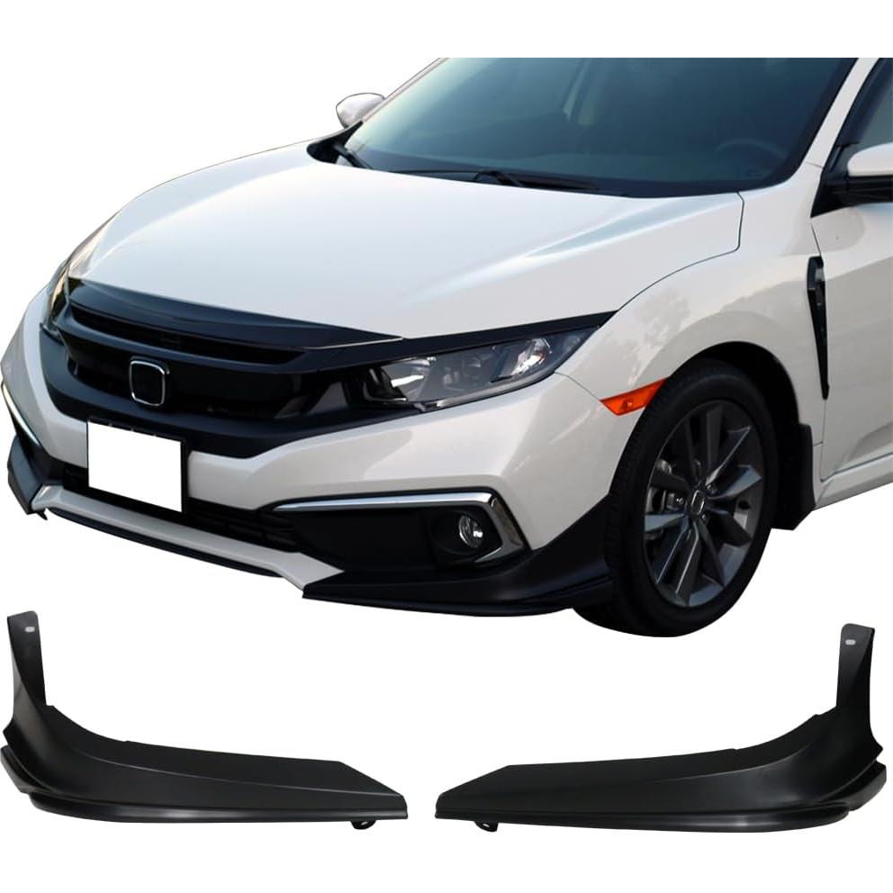 Divisores de Labio Frontal IKON MOTORSPORTS para Honda Civic 2019-2021