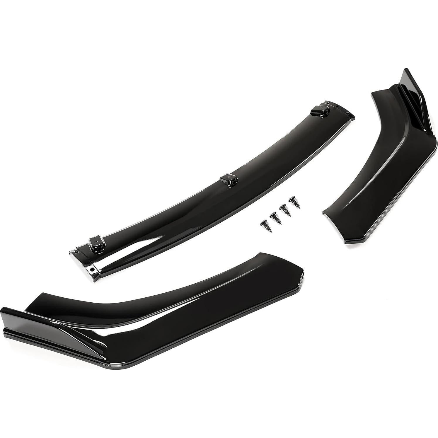Labio Parachoques Delantero KUAFU 3Pcs para Honda Civic 2016-2021