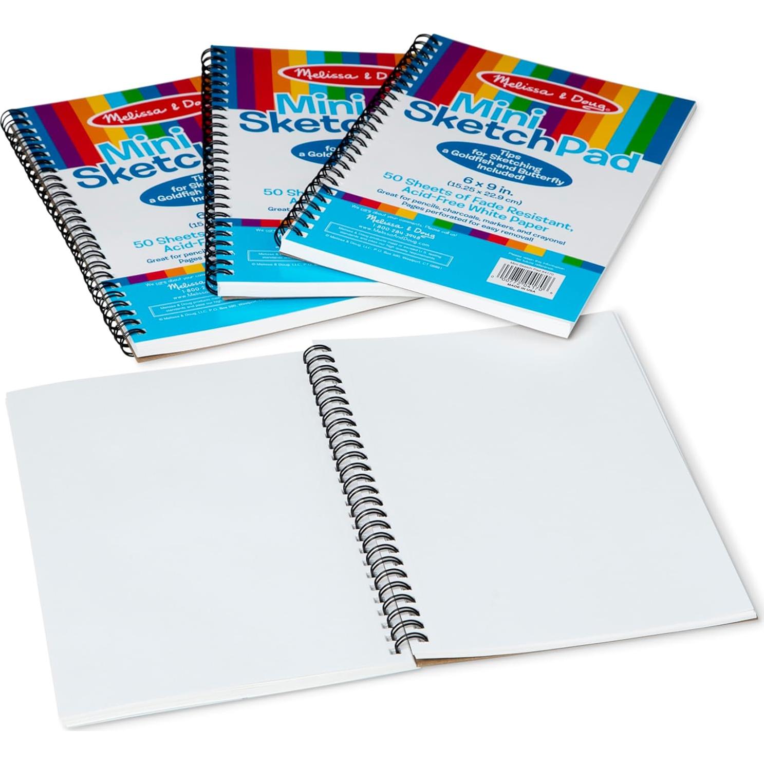 Bloc de Dibujo Enlazado Melissa & Doug - Paquete de 4