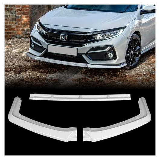 Kit de Parachoques Delantero 3 Piezas Honda Civic 2017-2021 Blanco