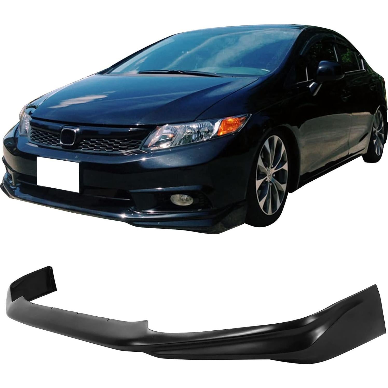 Labio de Parachoques Frontal IKON para Honda Civic 2012 Sedan