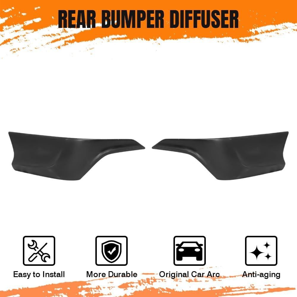 Faldones Laterales de Parachoques Trasero MODILOVER para Honda Civic SI 2012-2013