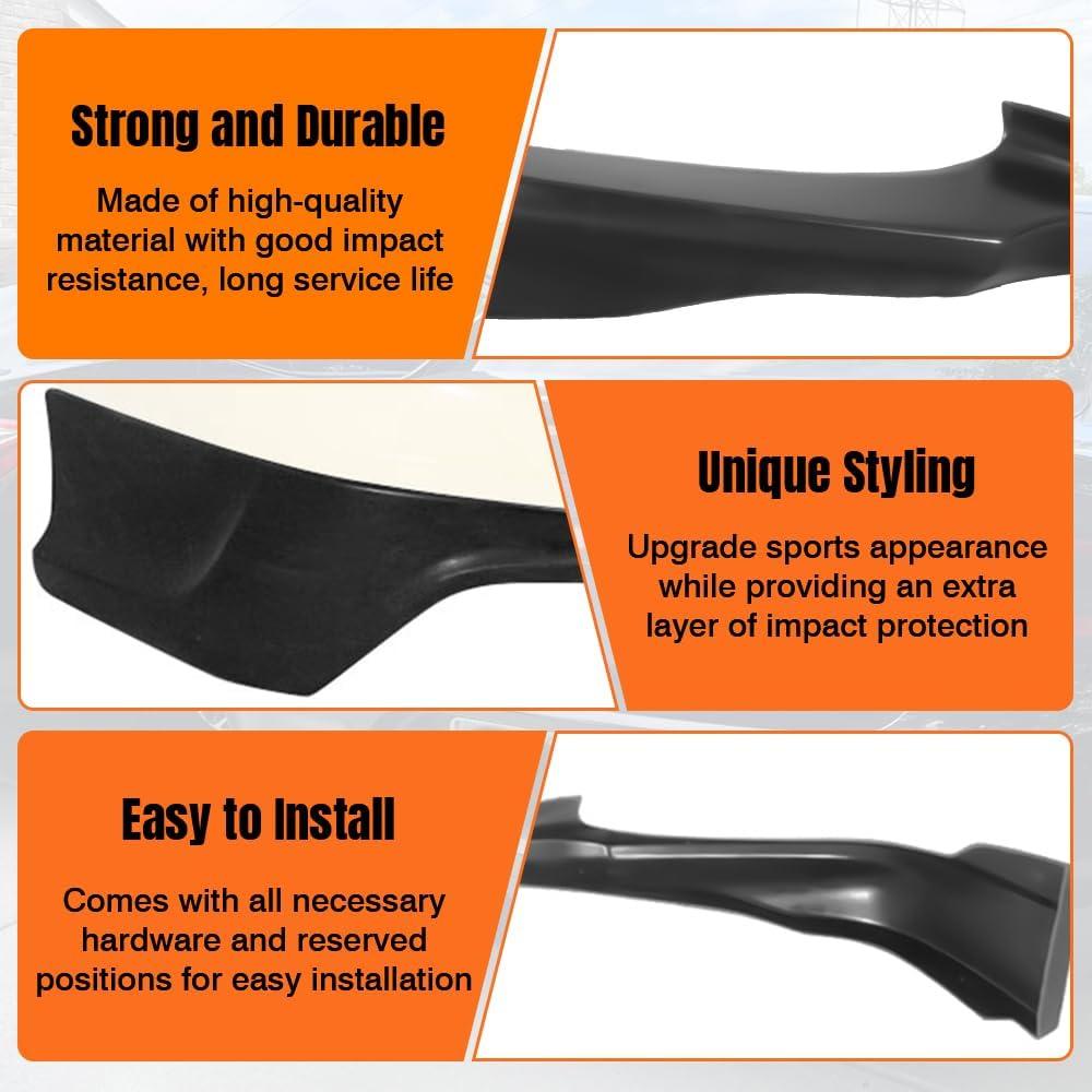 Faldones Laterales de Parachoques Trasero MODILOVER para Honda Civic SI 2012-2013