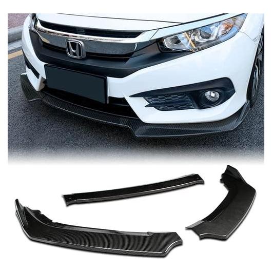 Kit de Parachoques Delantero Honda Civic 2016-2021 ABS Carbono