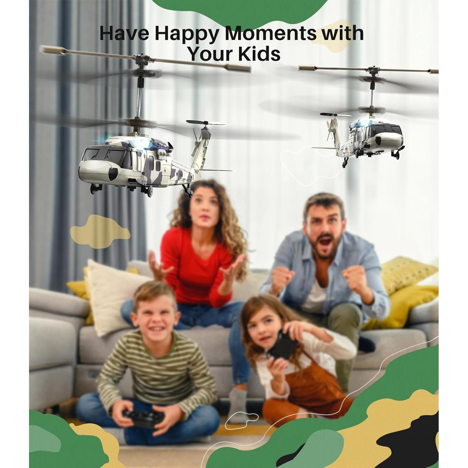 Helicóptero RC SYMA S54H Black Hawk con Giroscopio