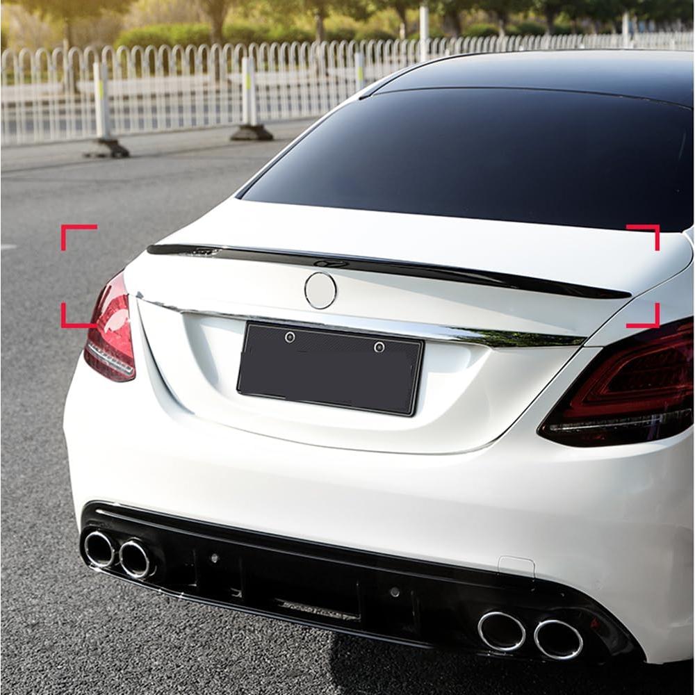 Alerón trasero negro para Mercedes Benz Clase C W205 2015-2020