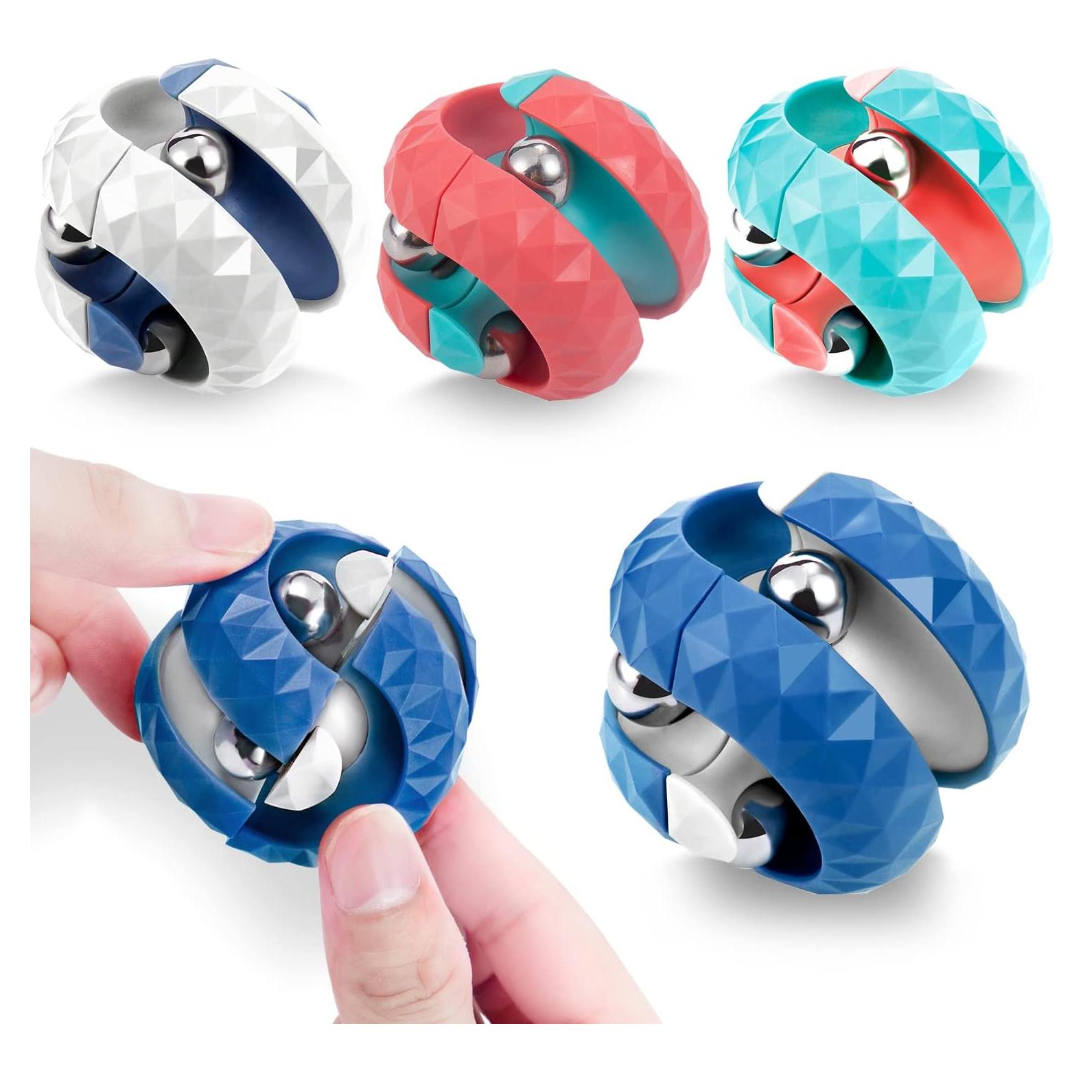 Paquete de 4 Juguetes Antiestrés DIMI Pelota Orbit