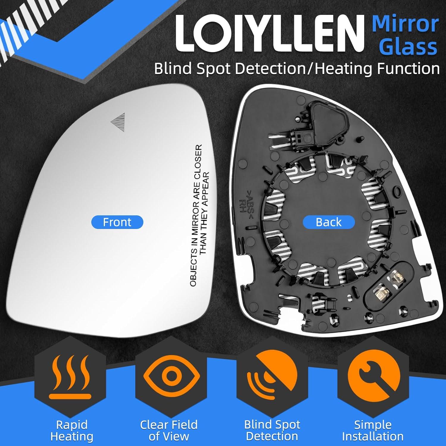 Cristal Espejo Lateral Derecho BMW X3 X4 X5 X6 X7 LOIYLLEN