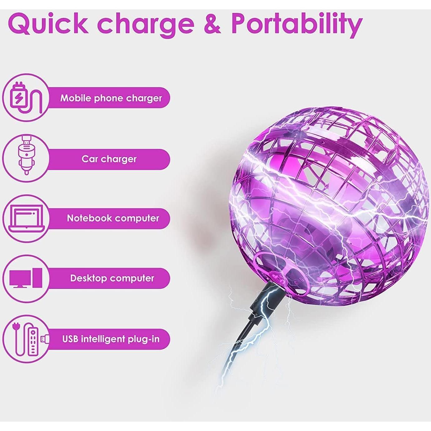 Bola Voladora RGB HONBQYCC TSM006 Juguete Flotante 8.89cm