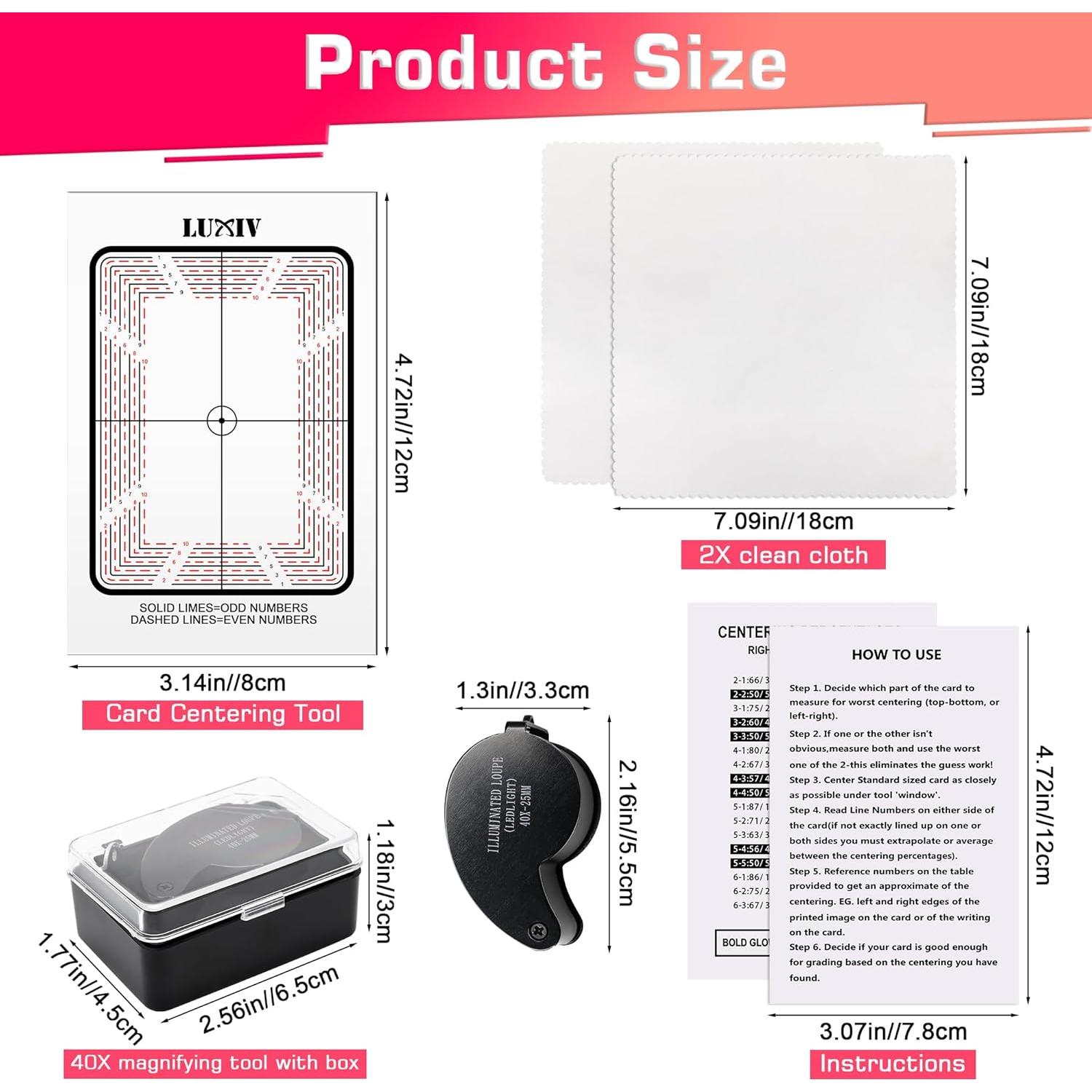 Kit de Herramientas de Calificación Luxiv 30X y Paños