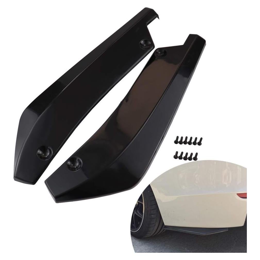 Difusor Trasero Universal Banwinoto FD006 Fibra de Carbono Negro