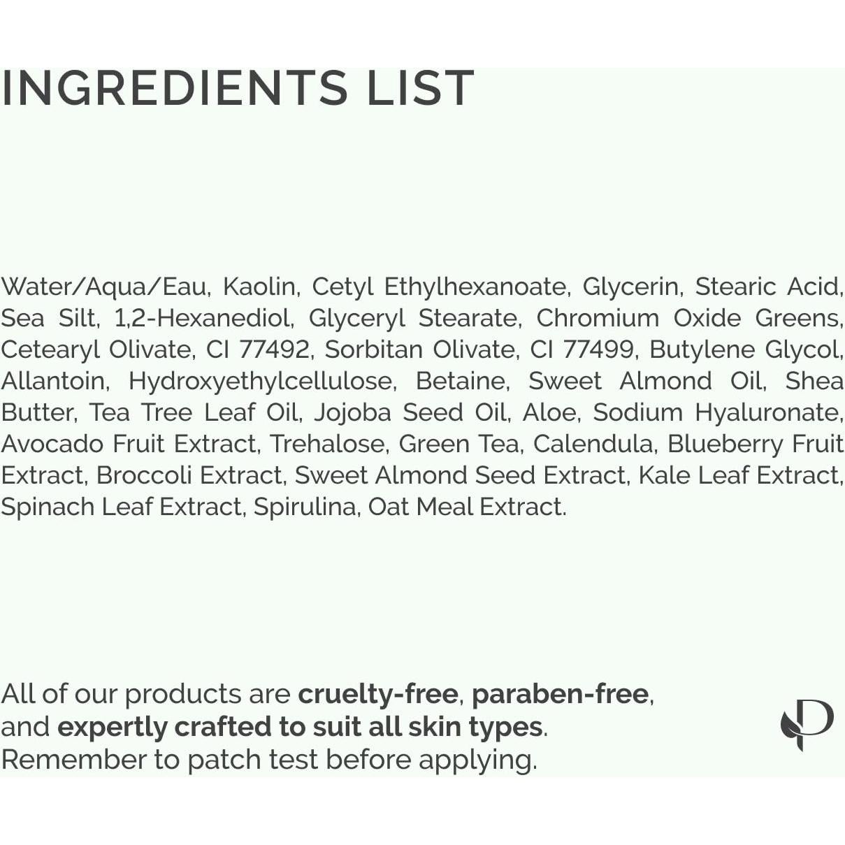 Mascarilla de Arcilla Plantifique 100ml - Hidratante Vegana con Superalimentos