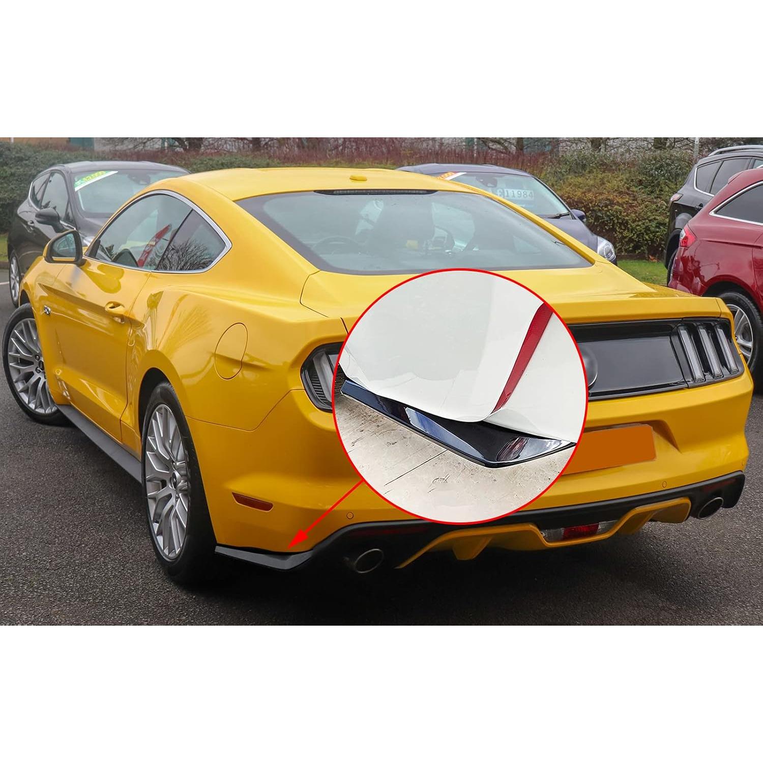 Difusor de Canard para Parachoques Trasero Xotic Tech Negro