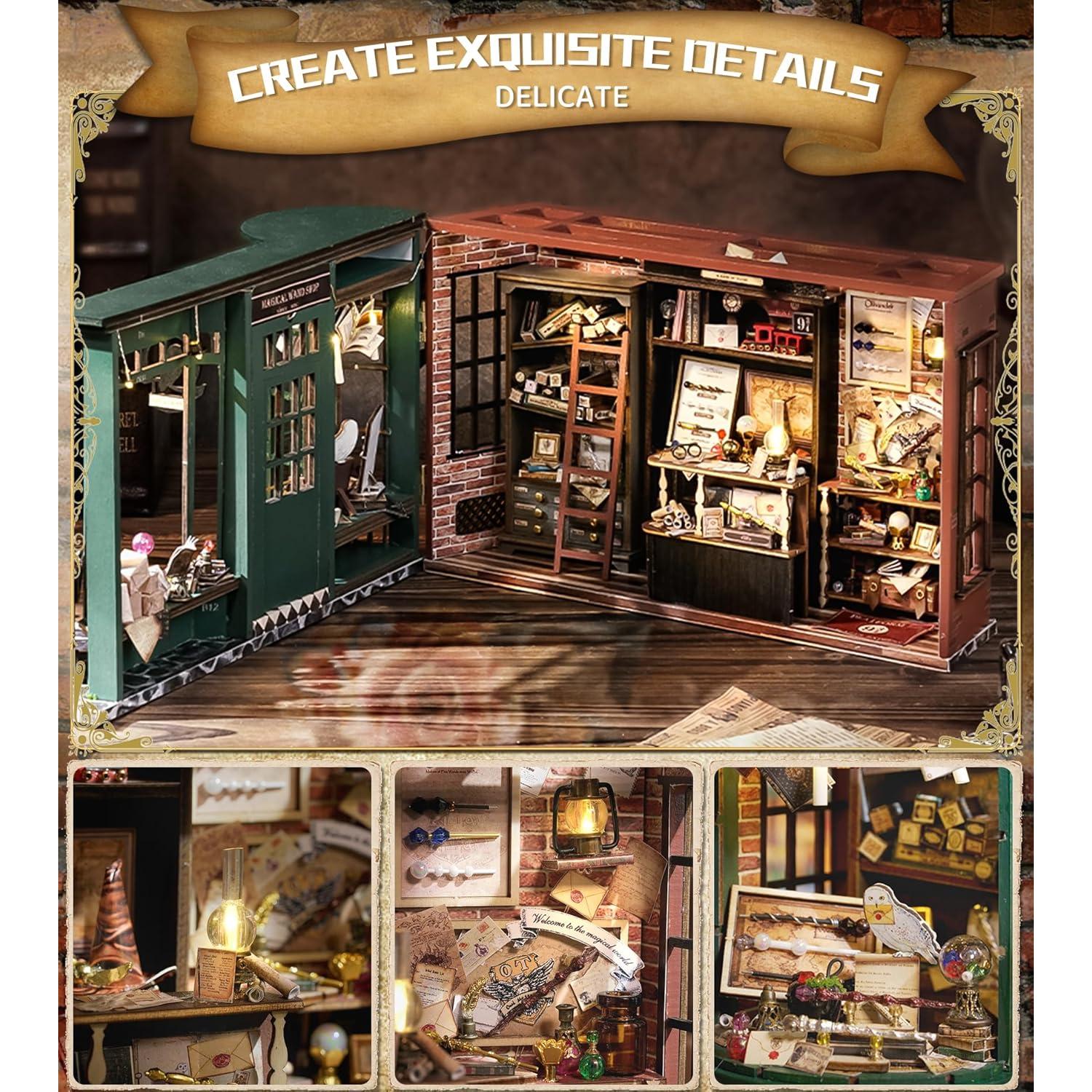 Kit Casa de Muñecas Miniatura DIY Spilay 1:24 con LED