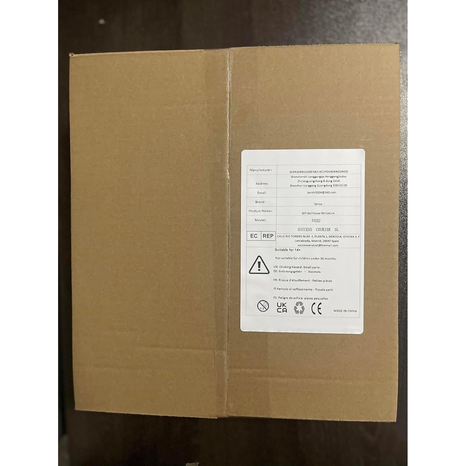 Kit Casa de Muñecas Miniatura DIY Spilay 1:24 con LED