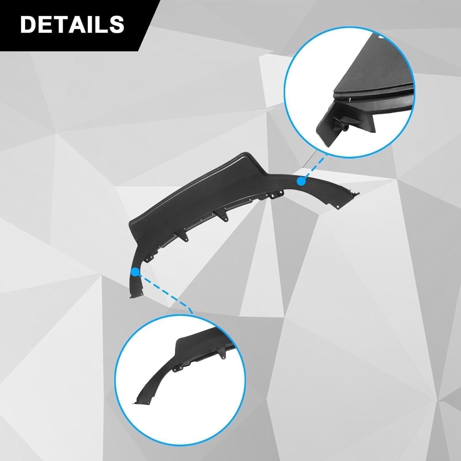 Spoiler Inferior Parachoques Delantero SecosAutoparts VW Jetta 2011-2014