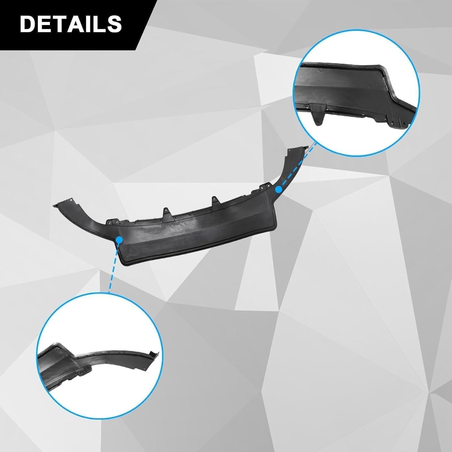 Spoiler Inferior Parachoques Delantero SecosAutoparts VW Jetta 2011-2014