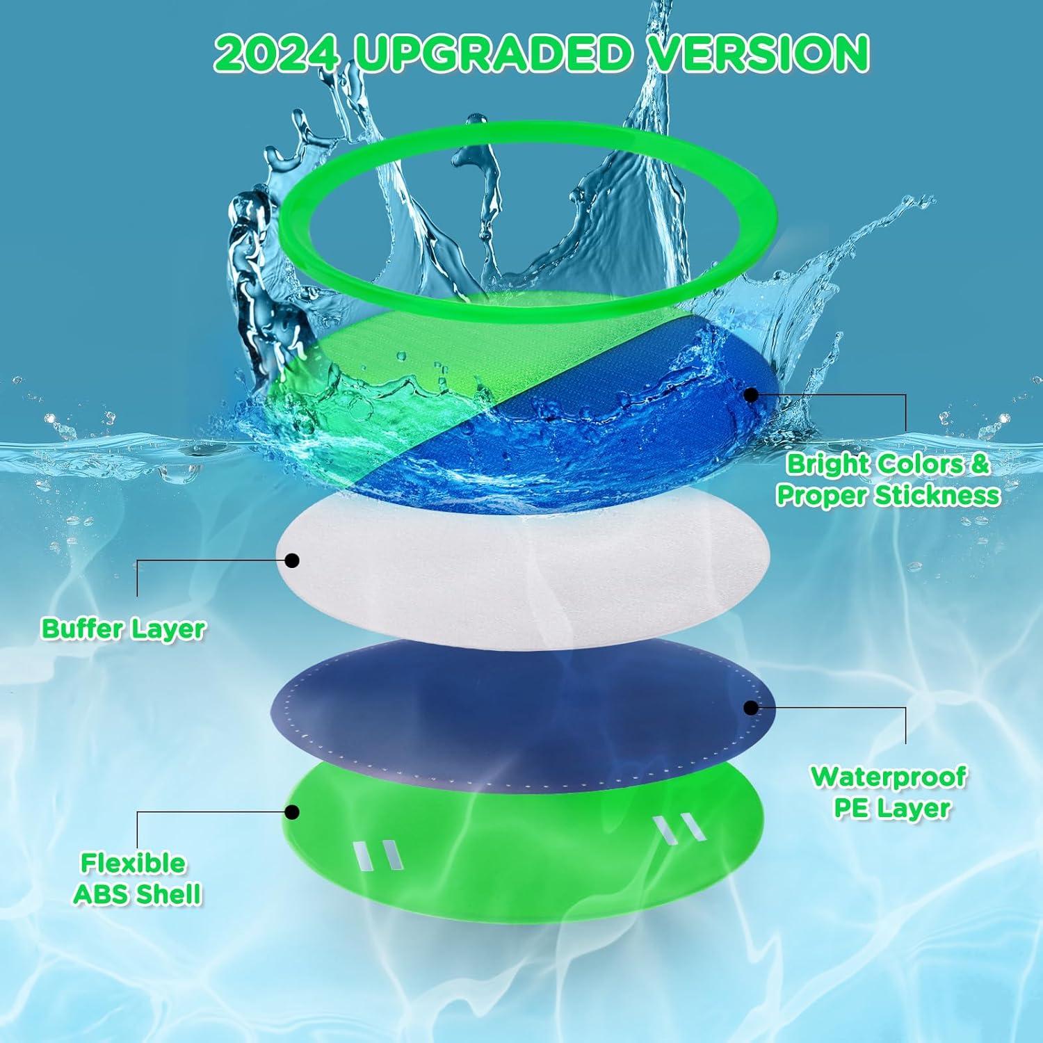 Juego de Lanzar y Atrapar Ayeboovi 6 Palas 3 Pelotas