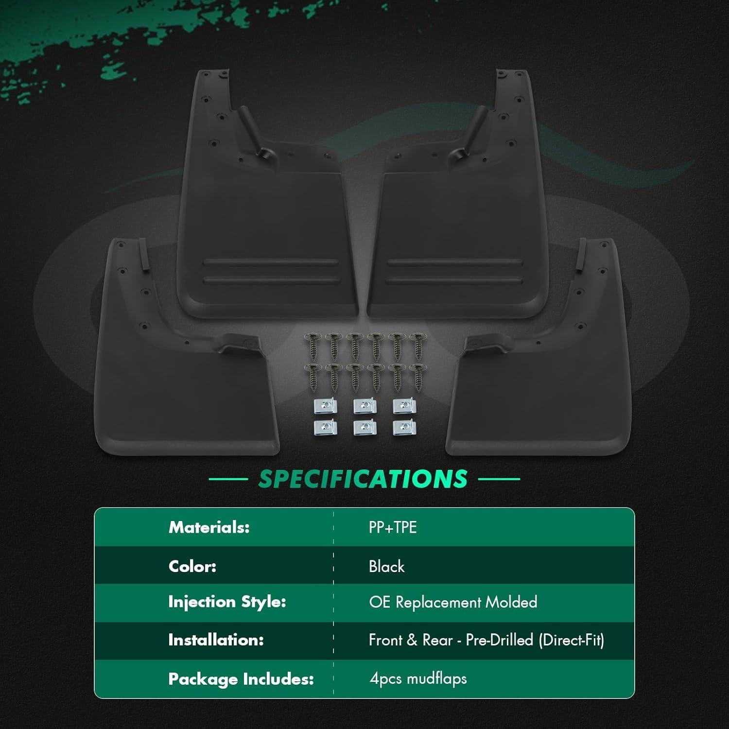 Guardabarros Delanteros y Traseros SCITOO para Volkswagen Amarok 2011-2022