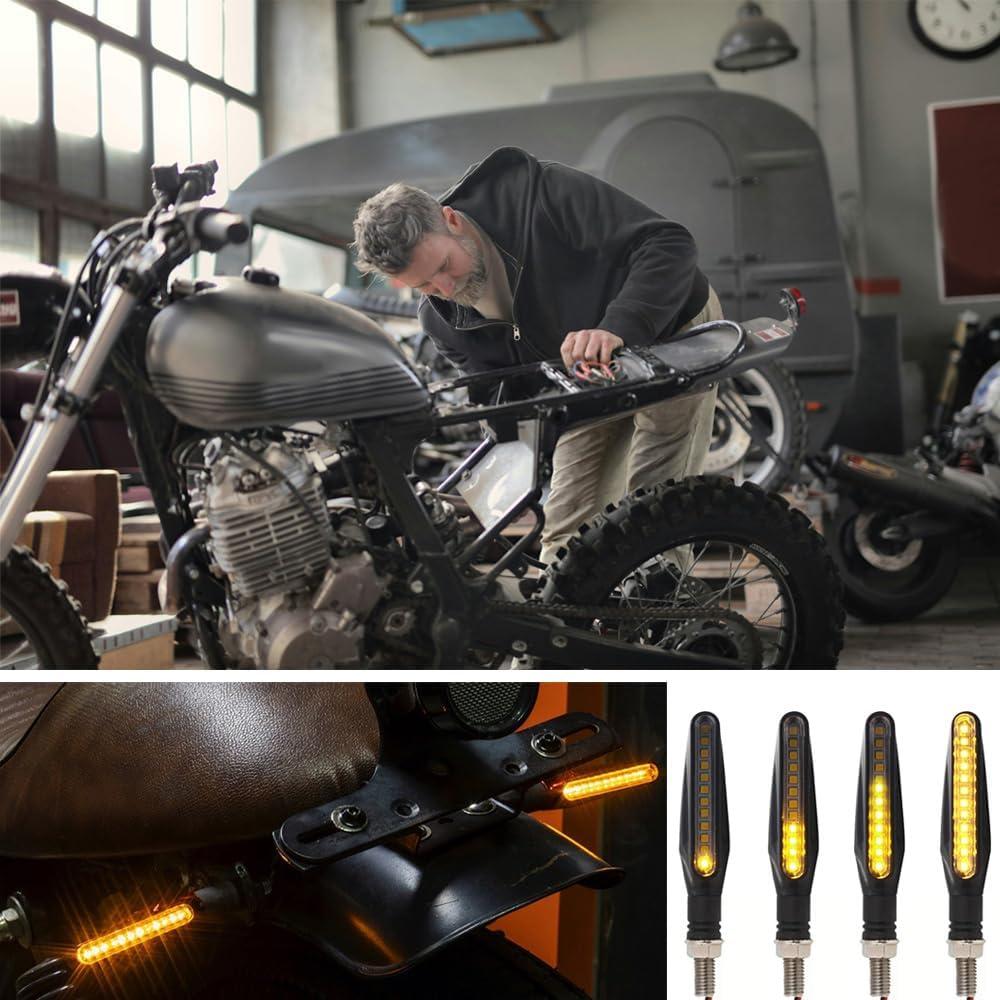 Señales de Giro LED Kardne 12V Ámbar Fluido Secuencial