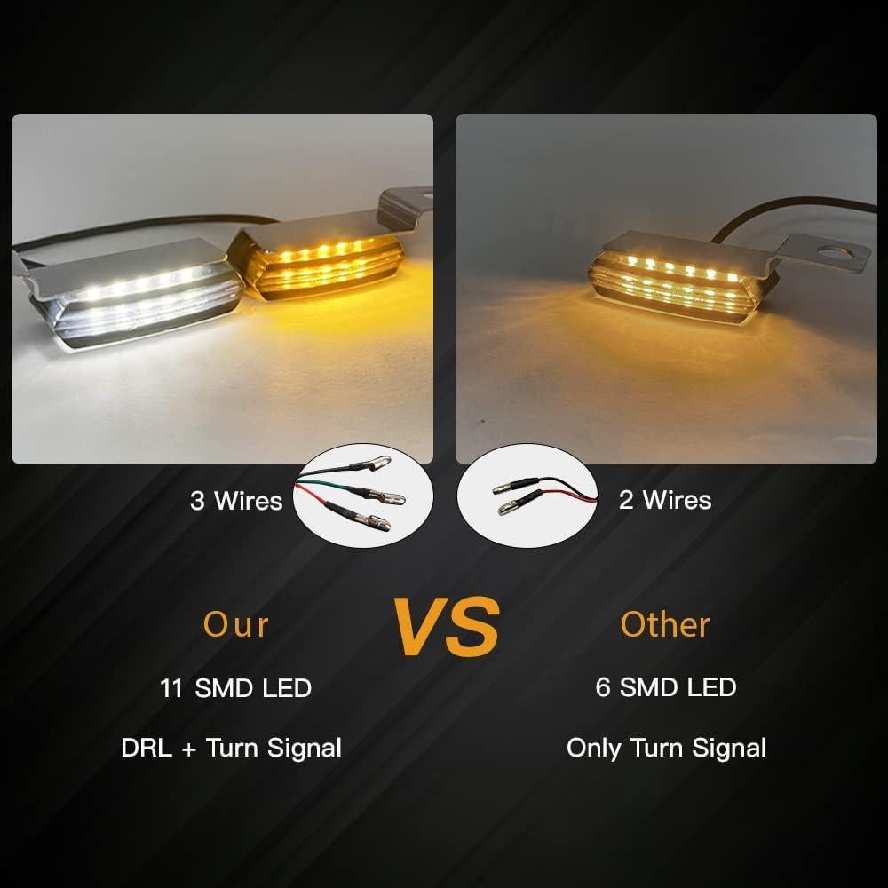 Señales de Giro LED KICRY para Motocicleta Universales