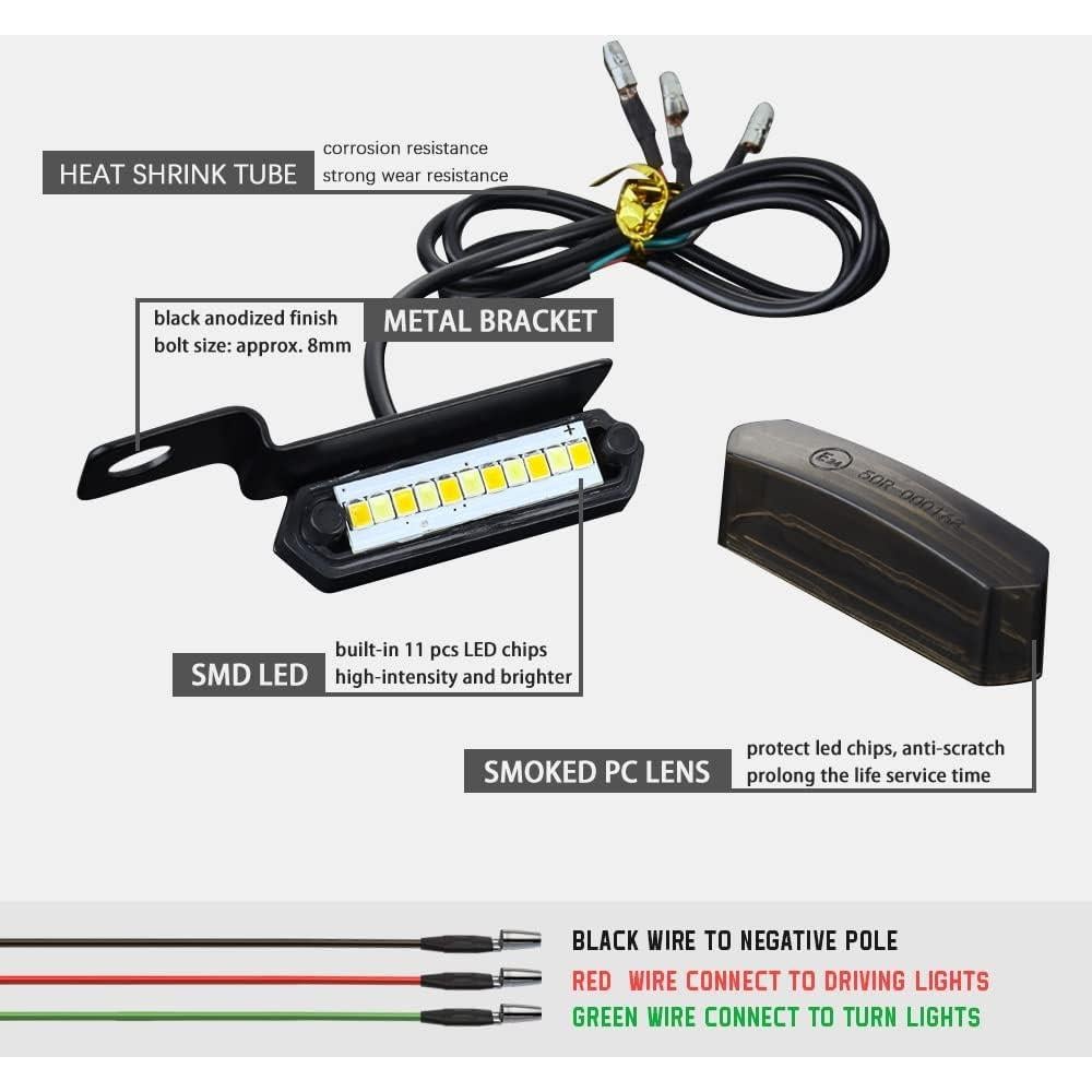 Señales de Giro LED KICRY para Motocicleta Universales