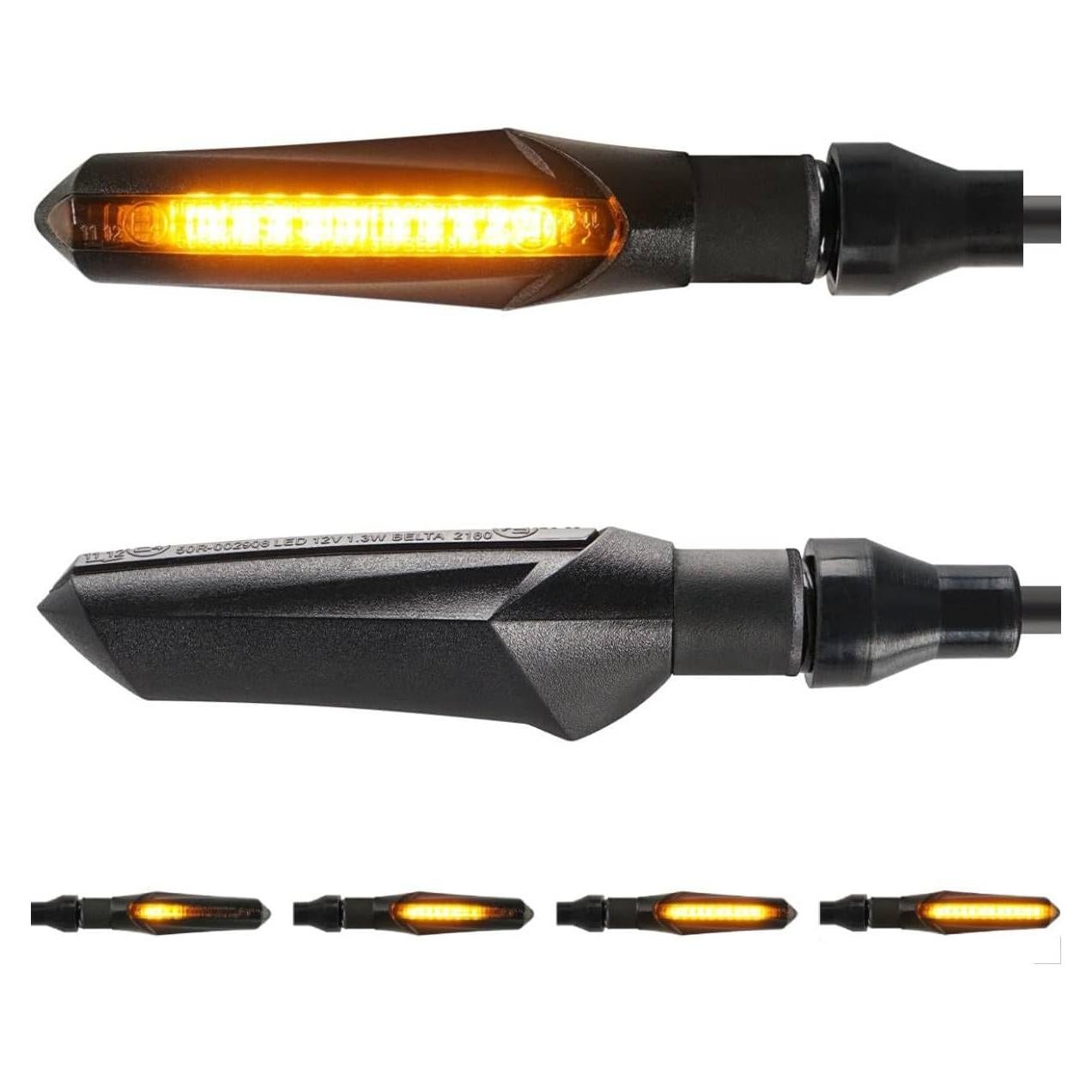 Señales de Giro LED Evermotor 2 Piezas 12V Impermeables
