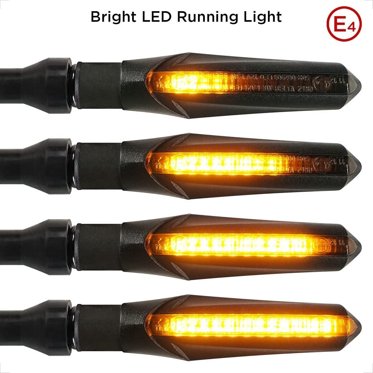 Señales de Giro LED Evermotor 2 Piezas 12V Impermeables