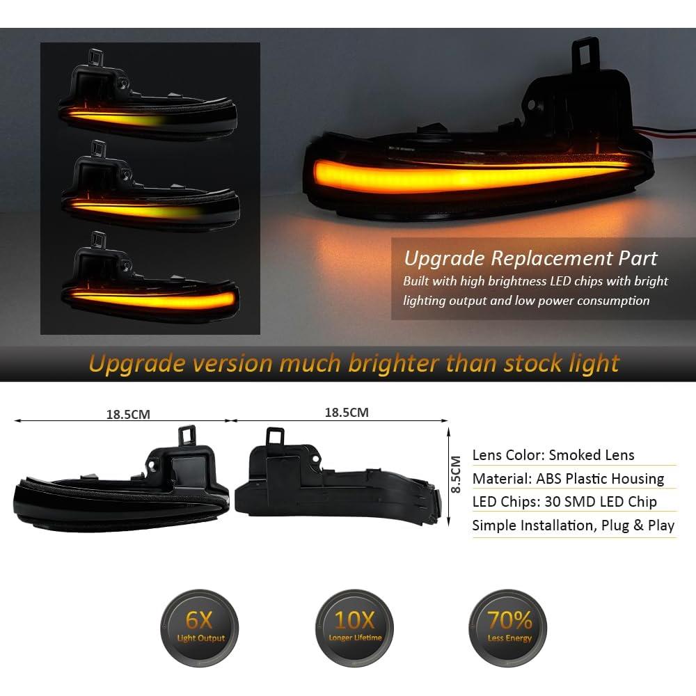 Luces de señal de giro LED D-Lumina para Toyota RAV4 Tacoma