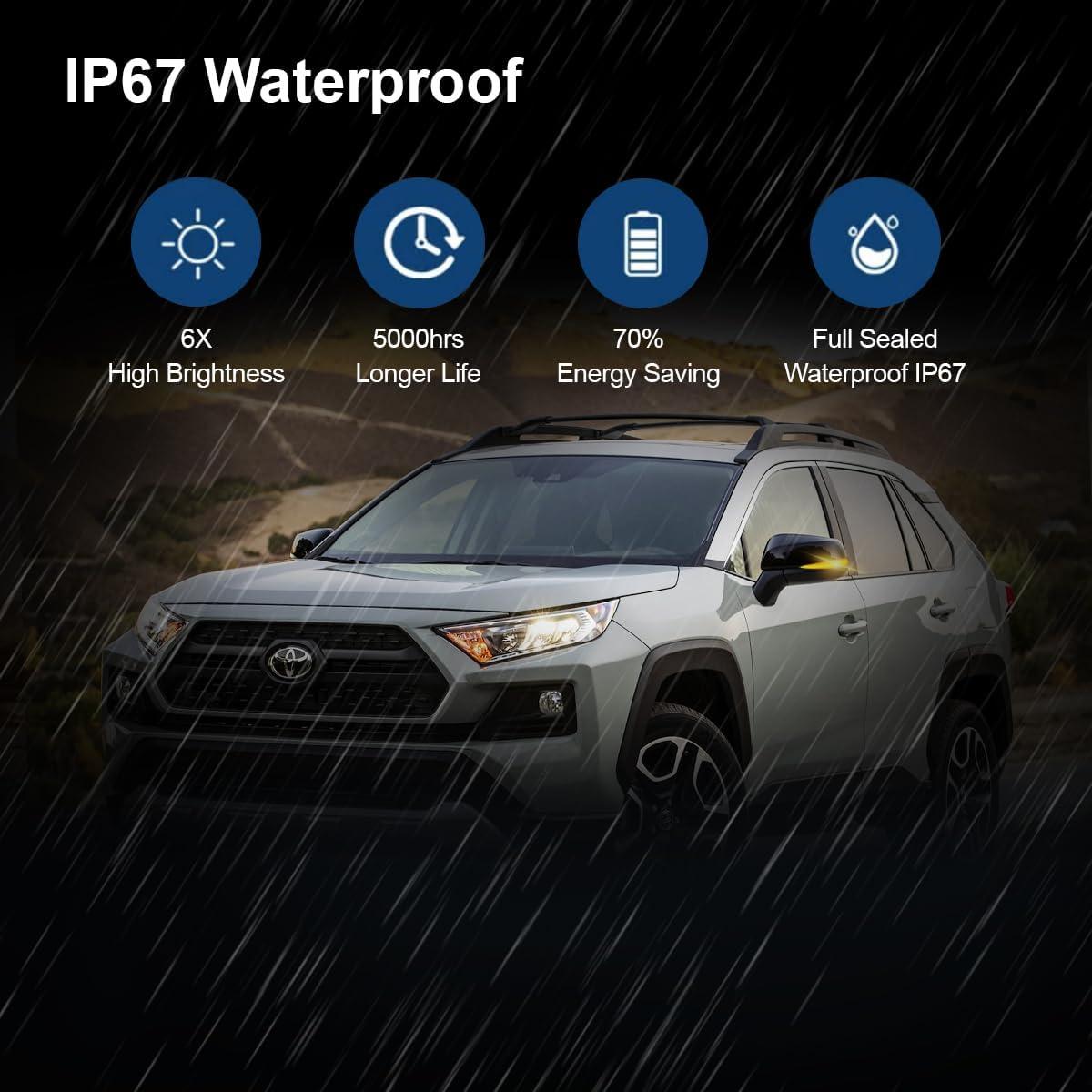 Luces de señal de giro LED D-Lumina para Toyota RAV4 Tacoma