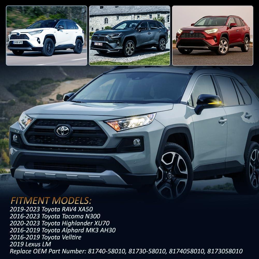 Luces de señal de giro LED D-Lumina para Toyota RAV4 Tacoma