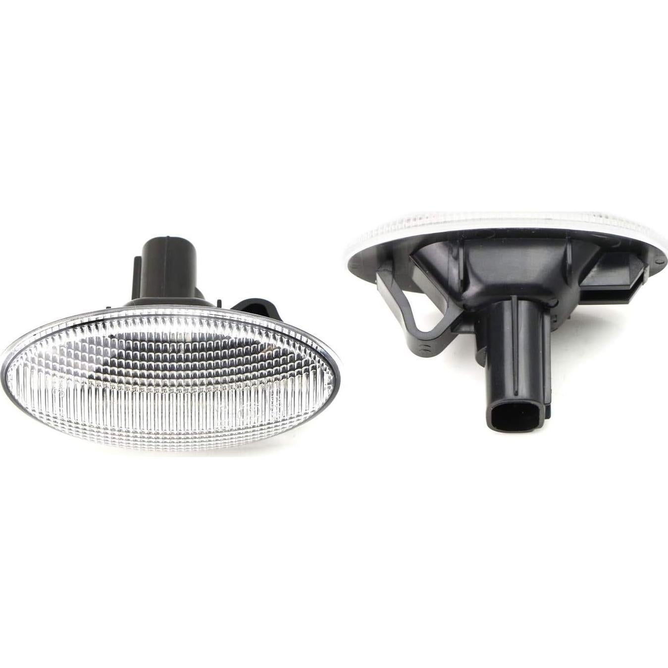 Kit Luz Marcador Lateral LED iJDMTOY Claro Secuencial Ámbar