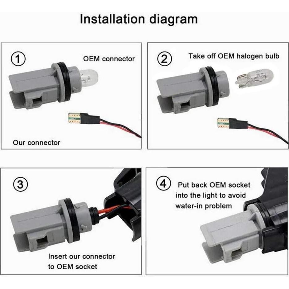 Luz de Señal de Giro LED Kakulkomen Honda EK9 1999 Ámbar