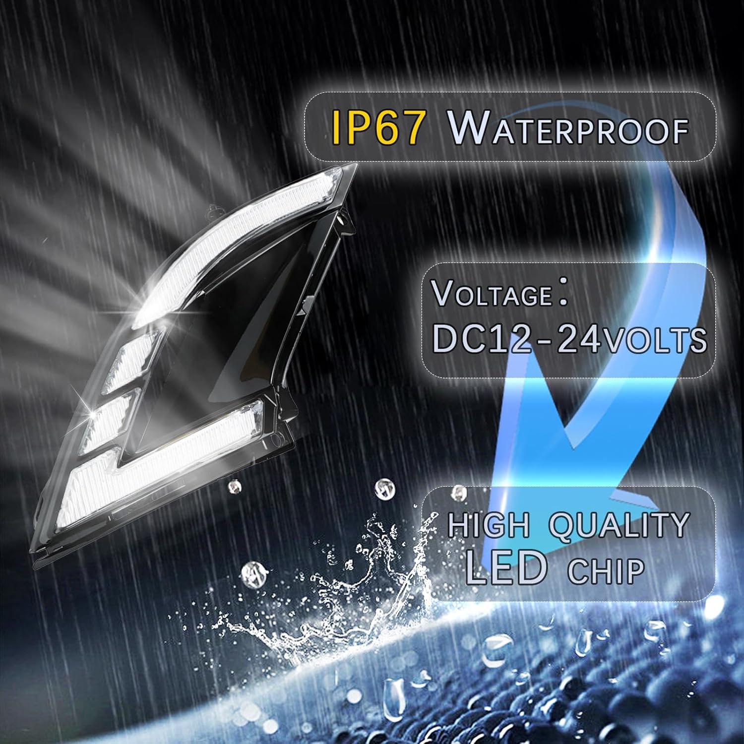 Luces de Niebla LED PGTOPONE para Honda Accord 2023-2024