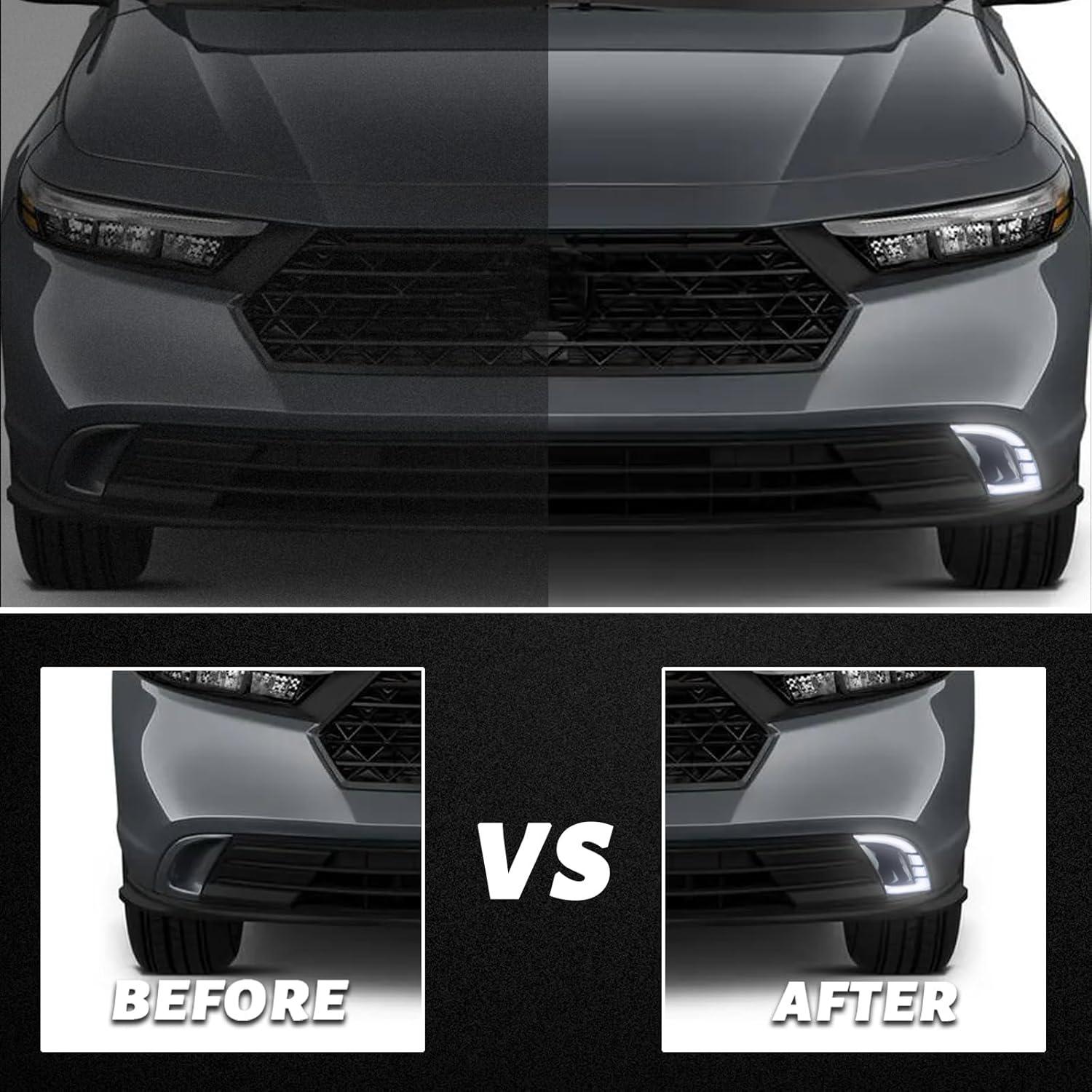 Luces de Niebla LED PGTOPONE para Honda Accord 2023-2024