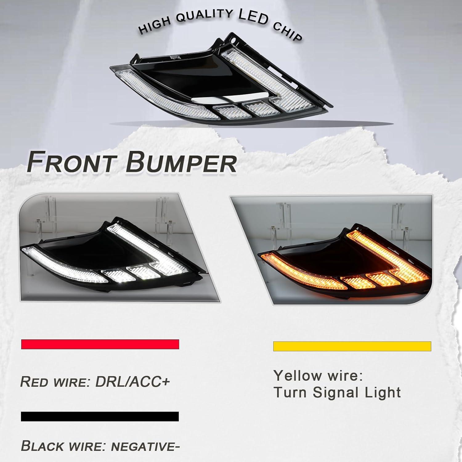 Luces de Niebla LED GEEGEETOP Honda Accord 2023 2024