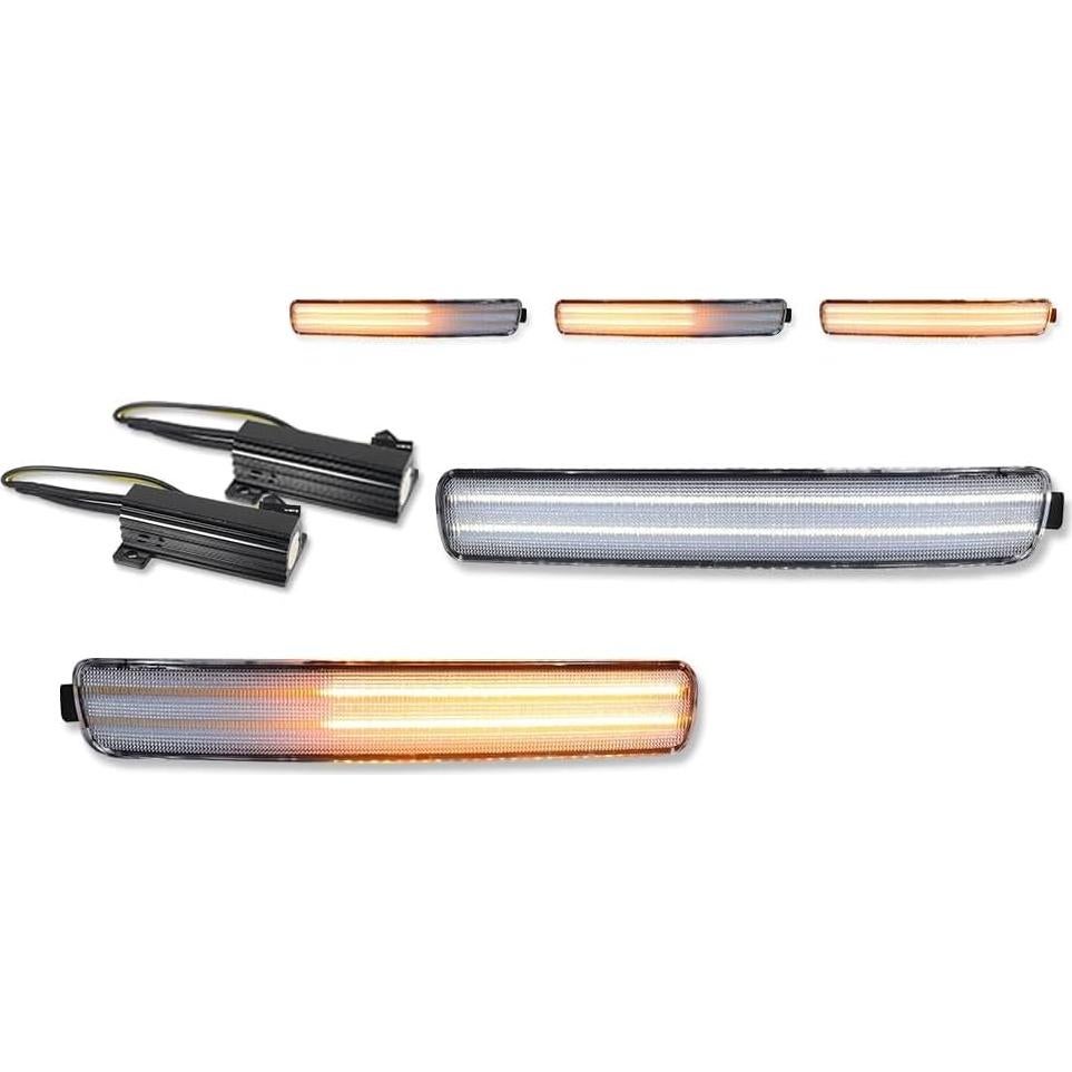 Luces LED de Señal de Giro Frontal GTINTHEBOX para Honda Accord 1996-1997