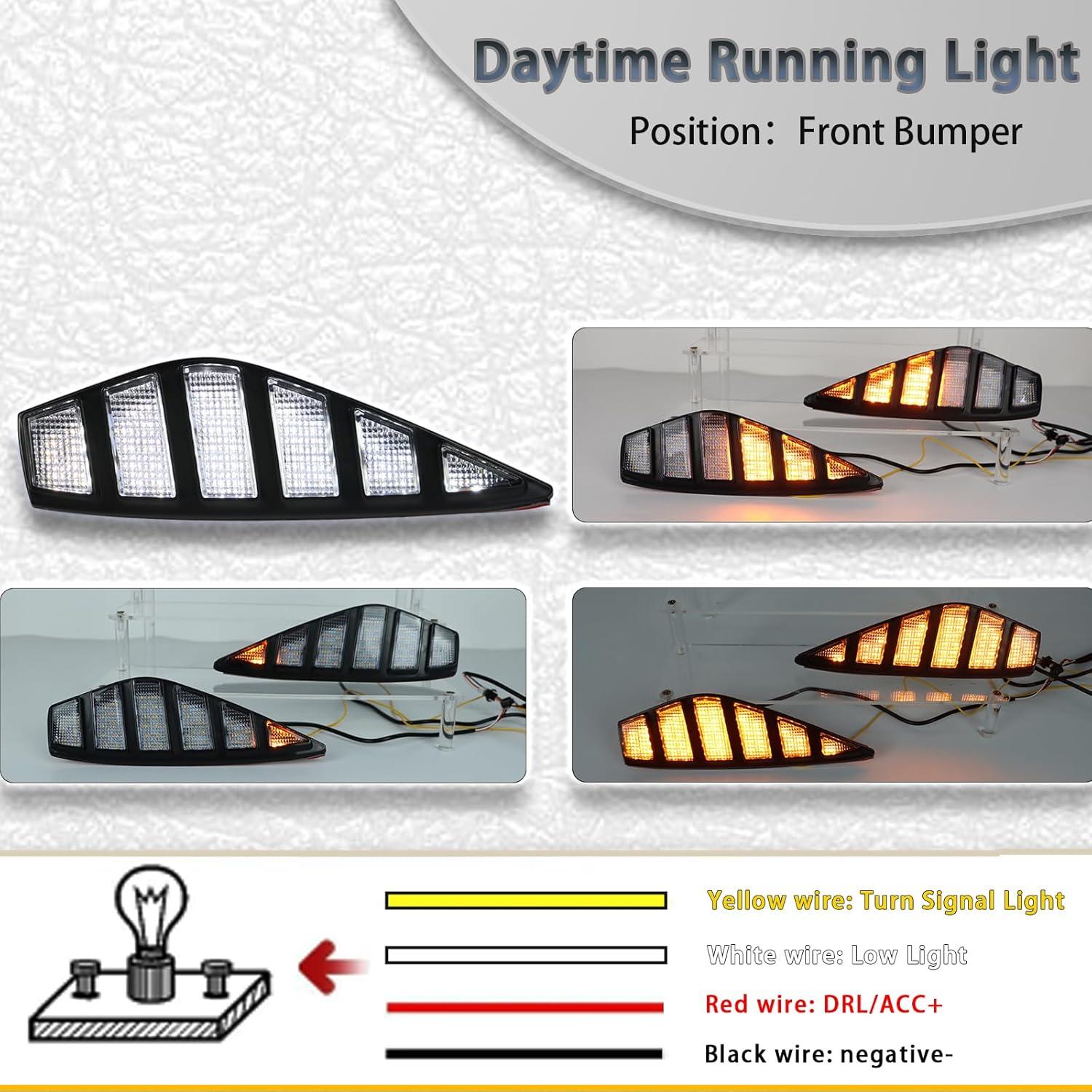 Luces de Niebla LED PGTOPONE para Honda Civic 2025 DRL