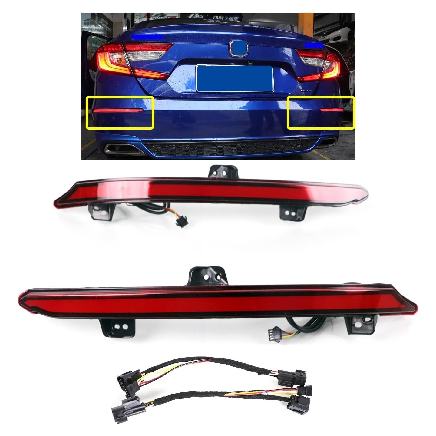 Luces traseras LED ECAHAYAKU para Honda Accord 2018-2022