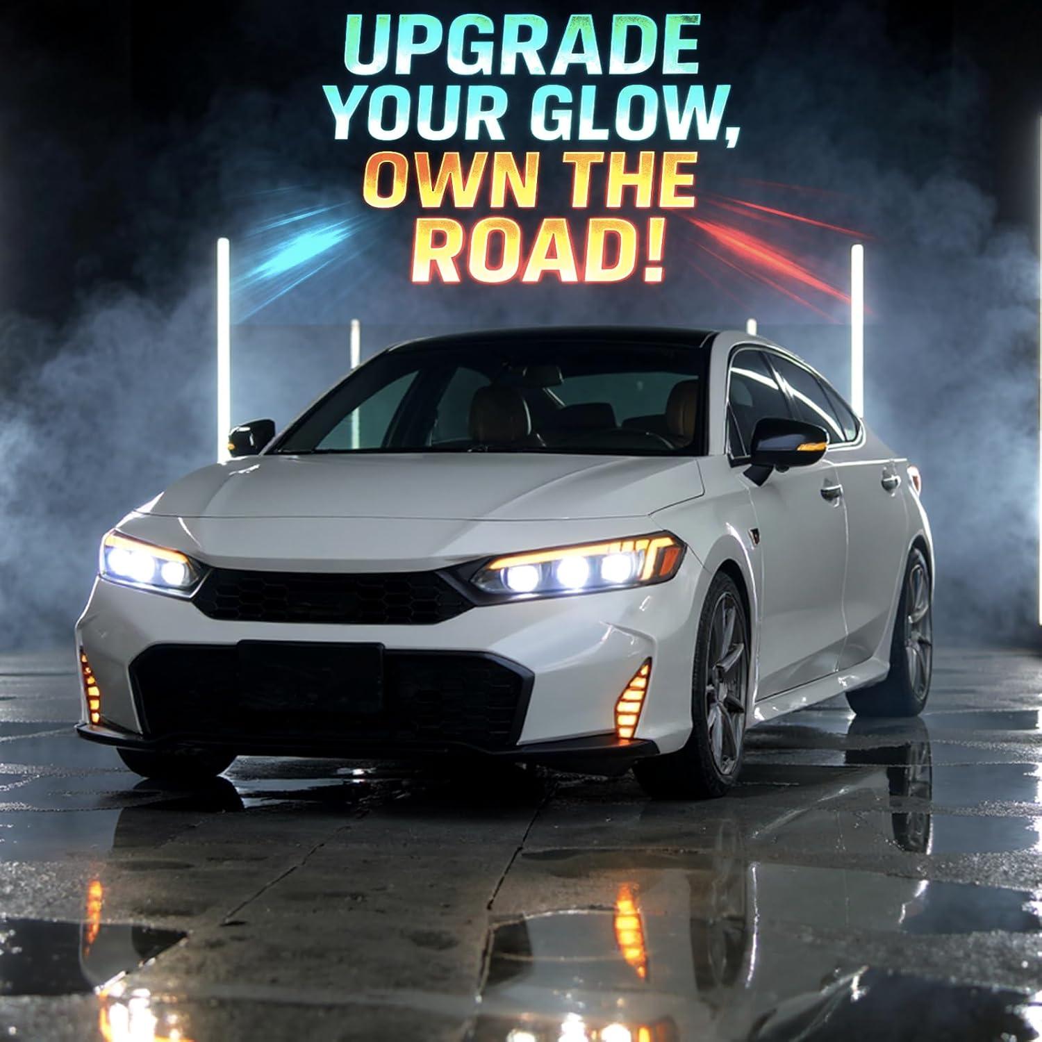 Luz de Niebla LED KeeForthewin para Honda Civic 2025 3 en 1