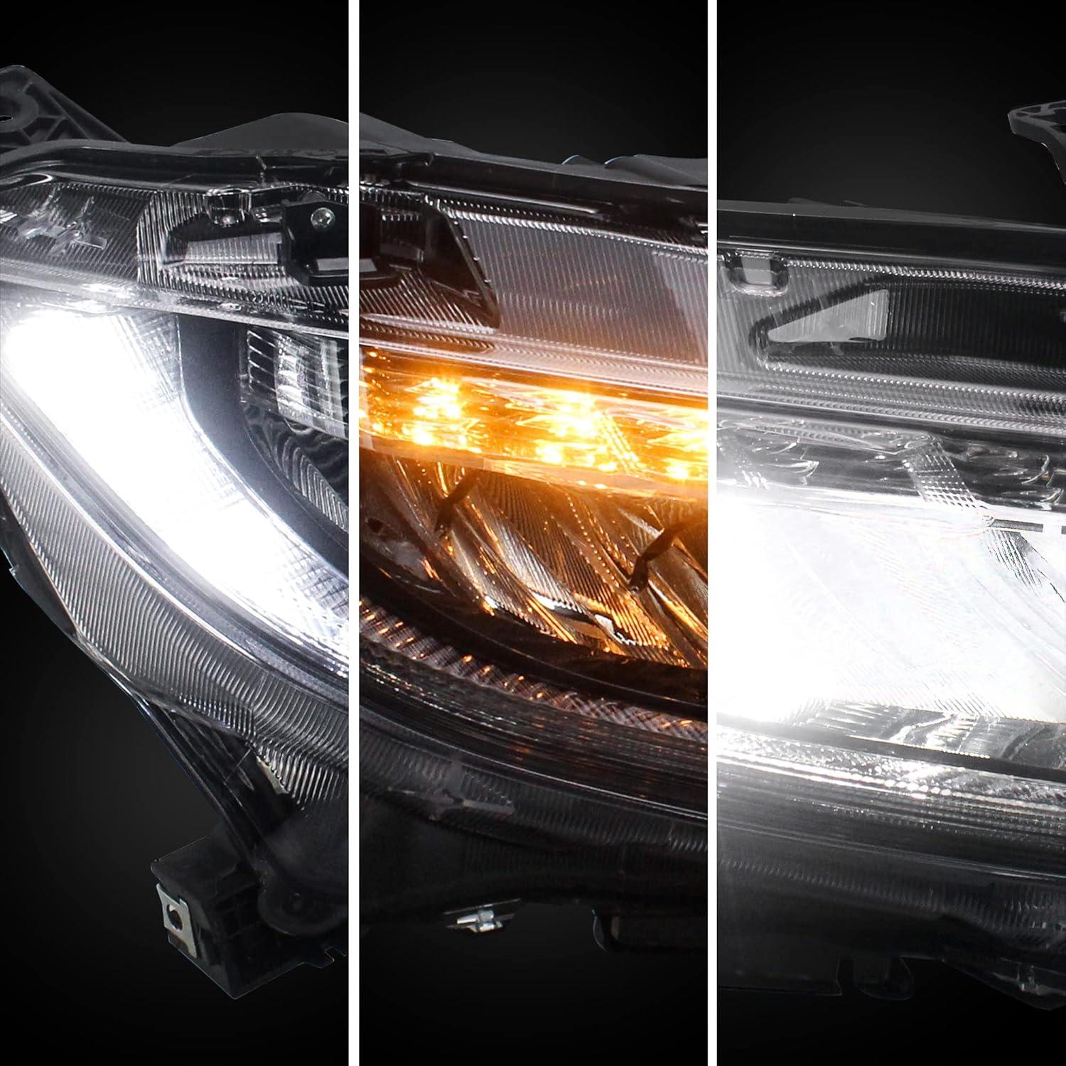 Faros LED VLAND para Honda Civic 2016-2021, Secuencial