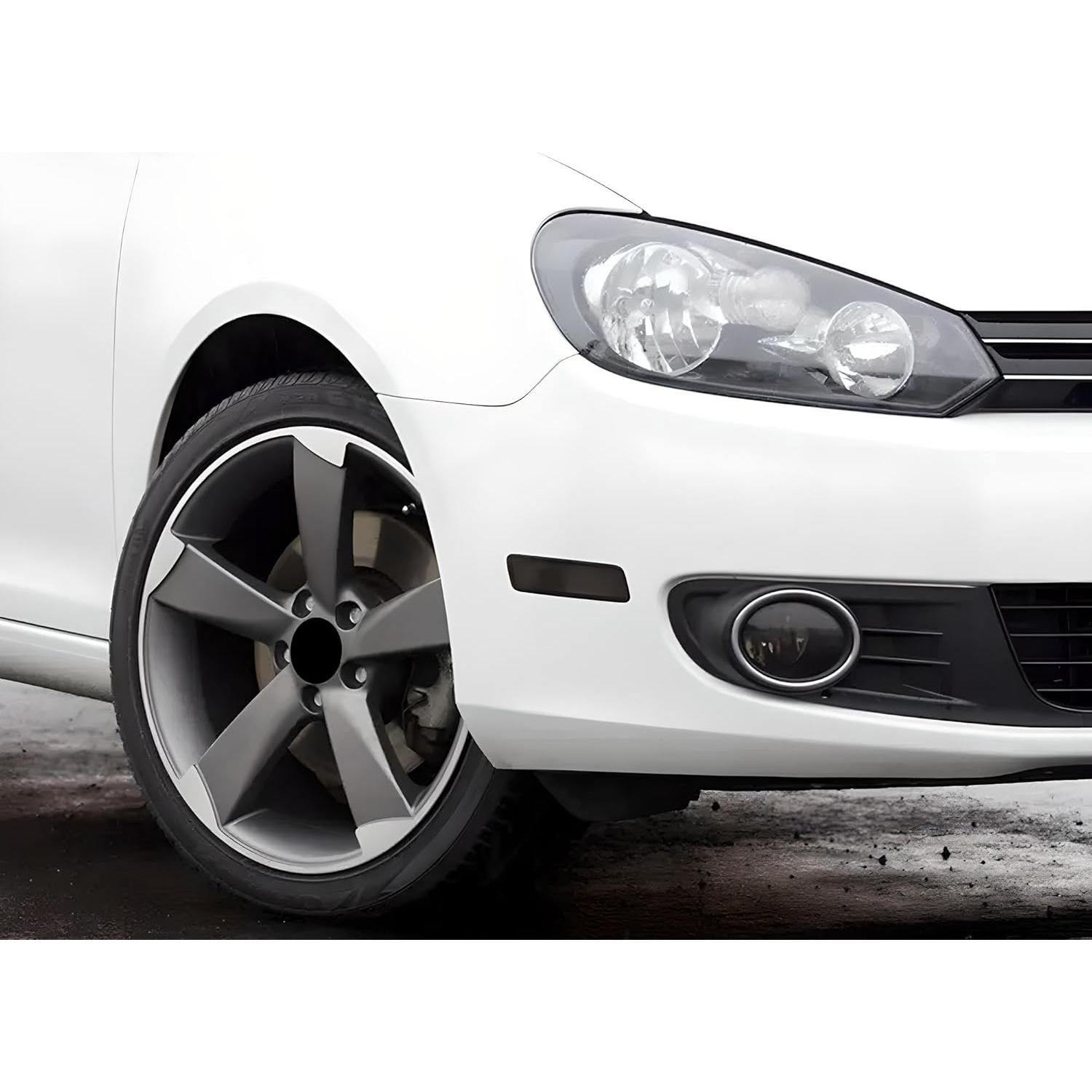 Kit de Luz de Marcador Lateral LED iJDMTOY Ámbar para Volkswagen 2010-2014