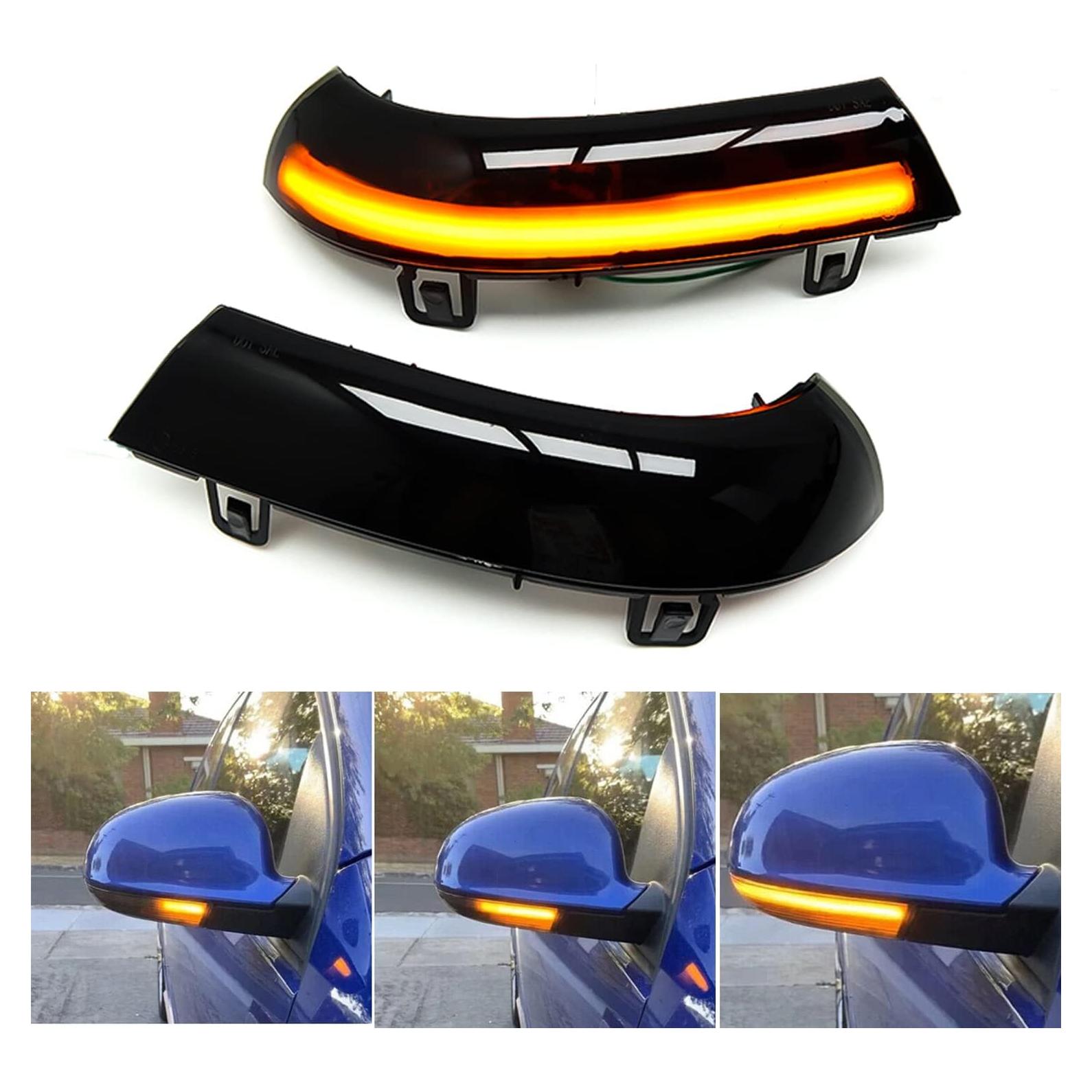 Luces de señal de giro LED Fuguang ámbar para VW Golf 5 Jetta