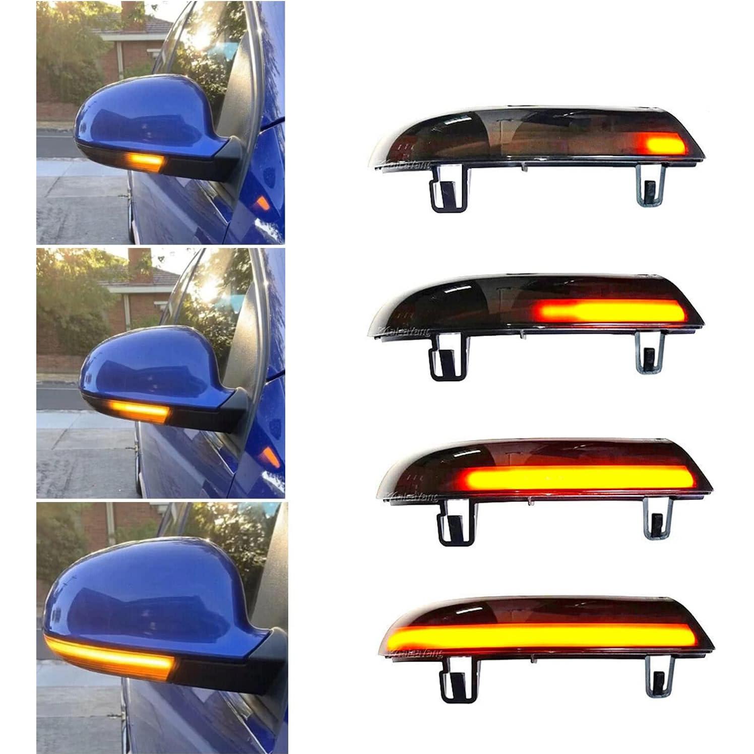 Luces de señal de giro LED Fuguang ámbar para VW Golf 5 Jetta