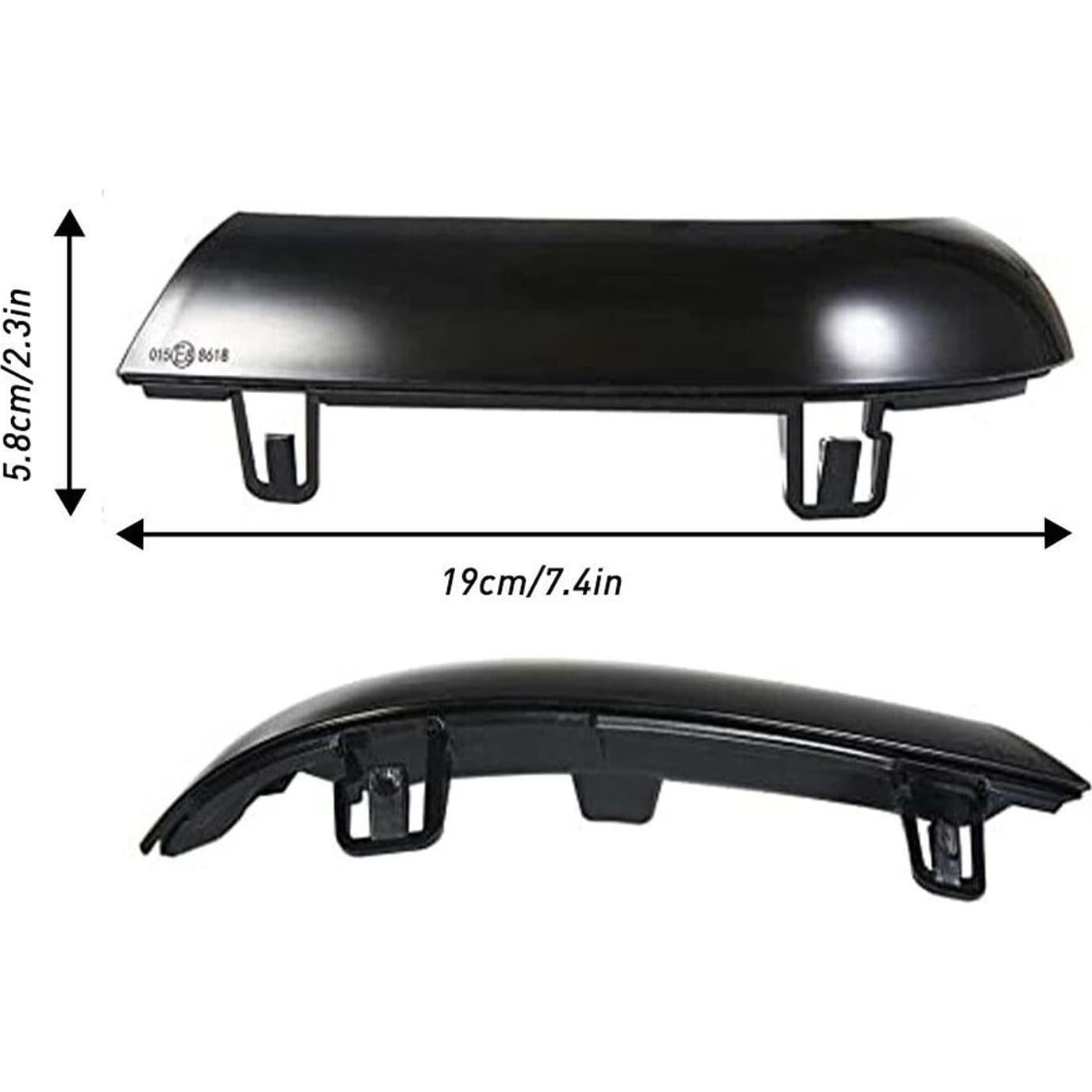 Luces de señal de giro LED Fuguang ámbar para VW Golf 5 Jetta