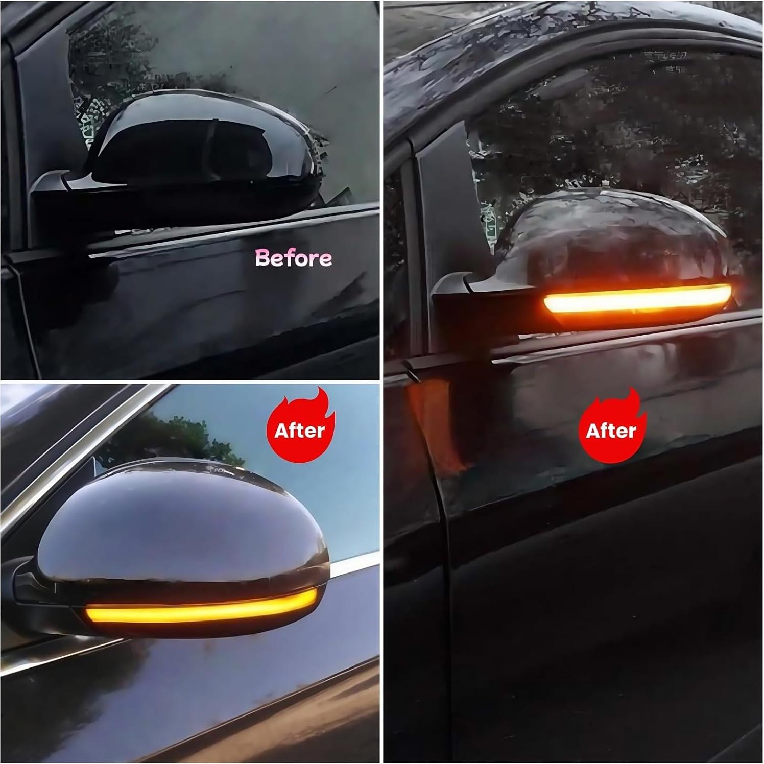 Luces de señal de giro LED HAHLOMEI para VW Golf 5 Jetta MK5