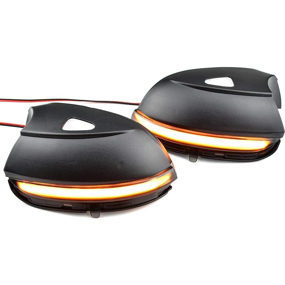 Luces de Señal de Giro LED QKLsudua para VW 2pcs Amarillo
