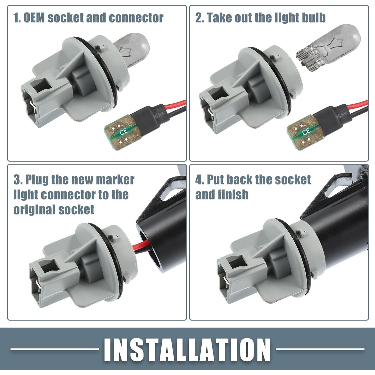 Luz de Señal de Giro LED Audi A4 2002-2009 - Juego de 2