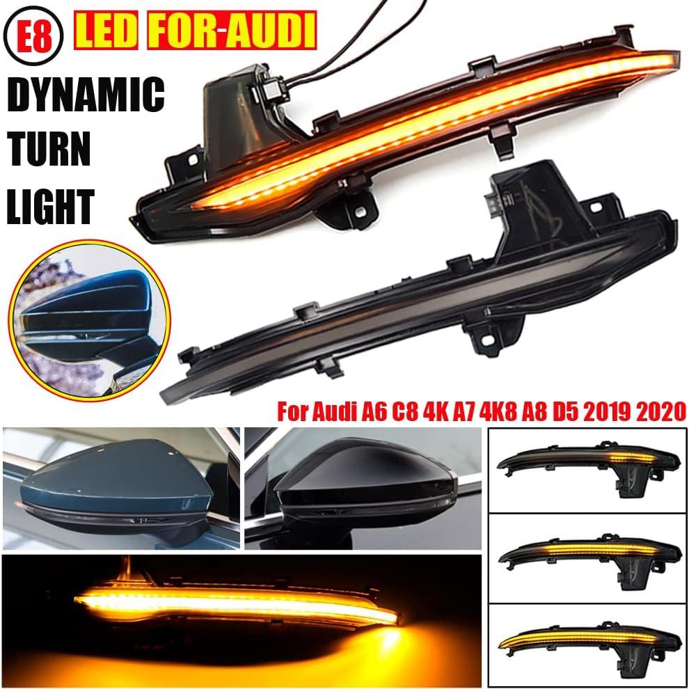 Luces de Señal de Giro LED Hacreyatu para Audi A6 A7 A8 2018-2020